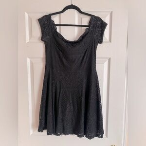 OPEN TO OFFERS!! Black Off the Shoulder Lace Dress